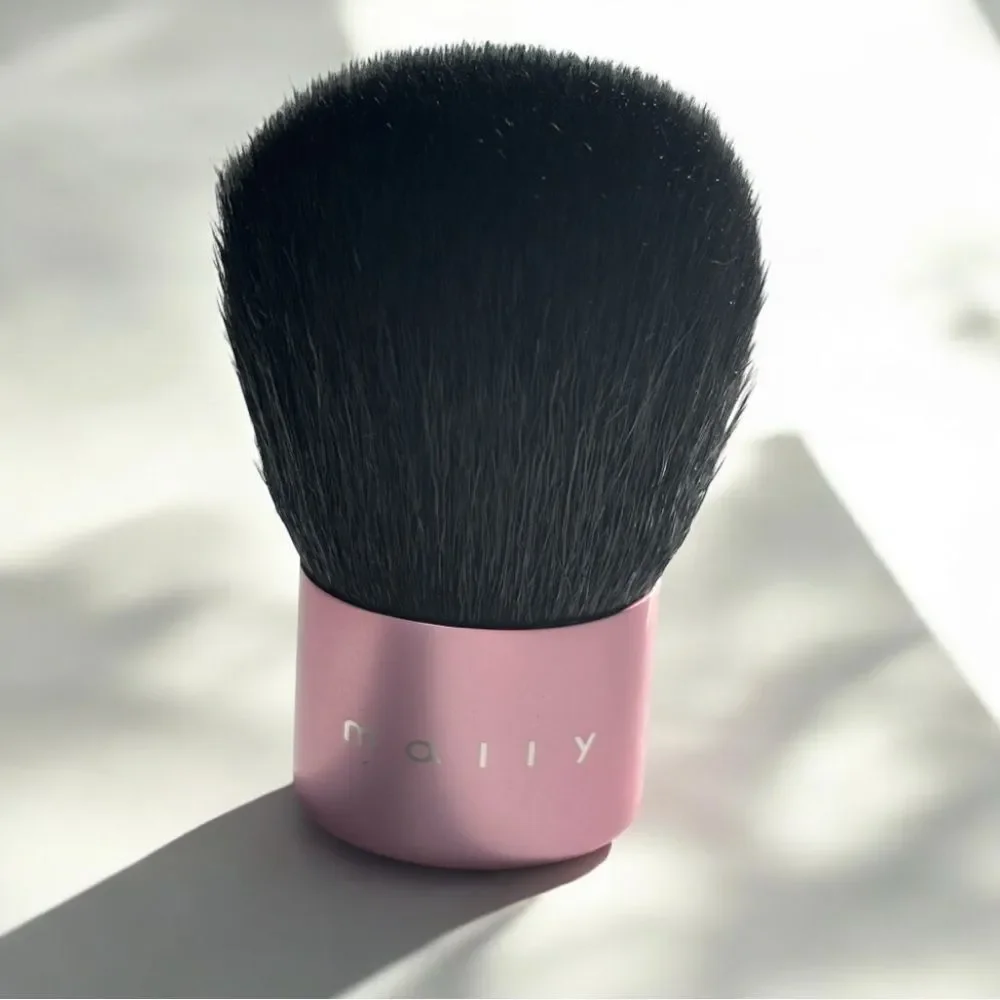 Mally Beauty Dual-Ended Eyeliner and Brow Brush & Mini Kabuki Brush Set